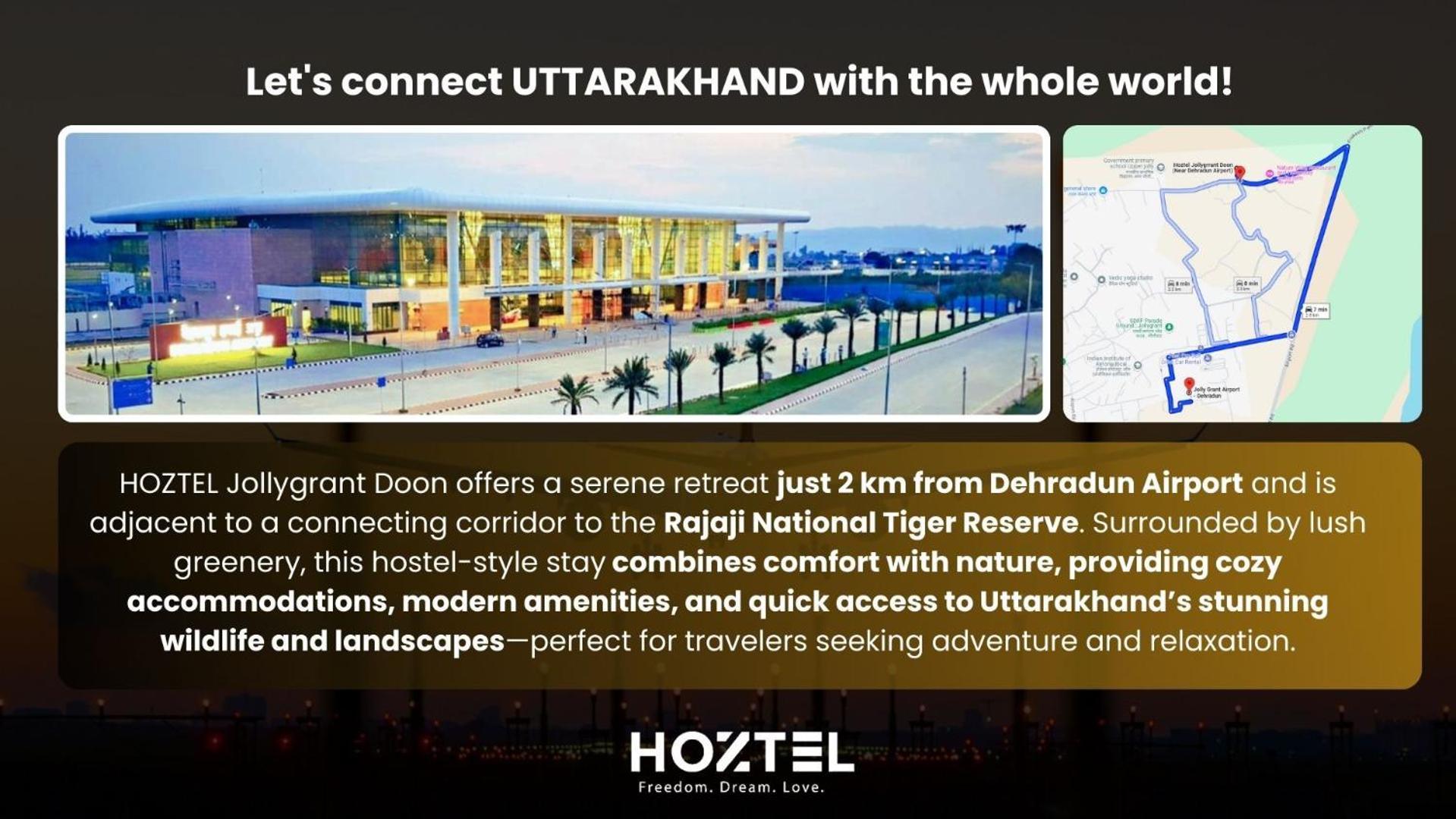 Hoztel Jollygrrant Doon Hostel Rani Pokhri Bagian luar foto